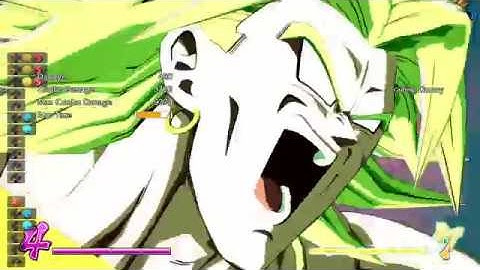 DBFZ: Broly Double Stomp Combo Into Gigantic Meteor Loop (7 Meter + Sparking + 16 Assist)