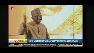 Effects of Nikki Minaj'Speech @ the UN on “Christian Genocide in Nigeria, Death of Gen. UBA to ISWAP