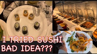 GRWM | FAMILY OUTING | Trying sushi for the first time | Epic try?