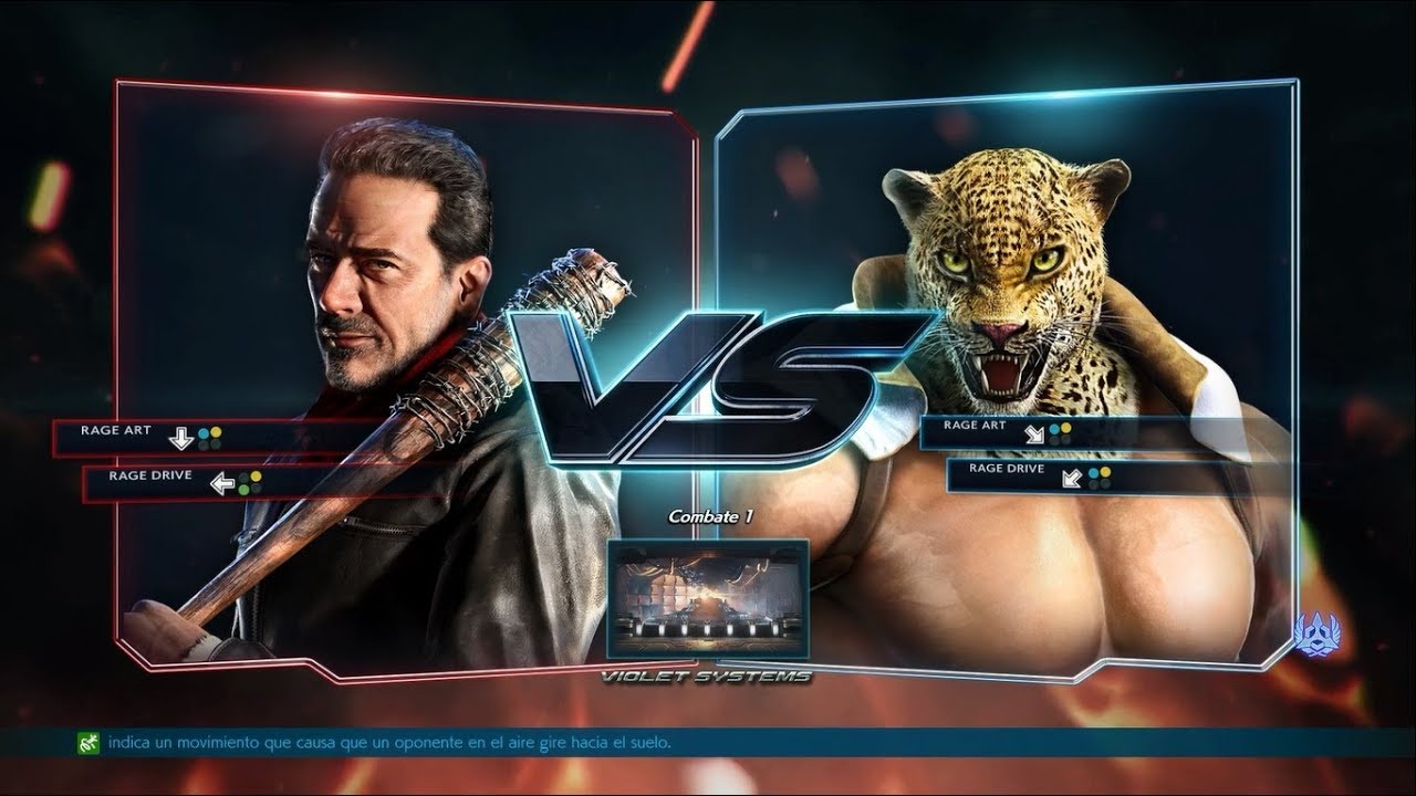 Tekken 7 Sluty cat Negan vs King