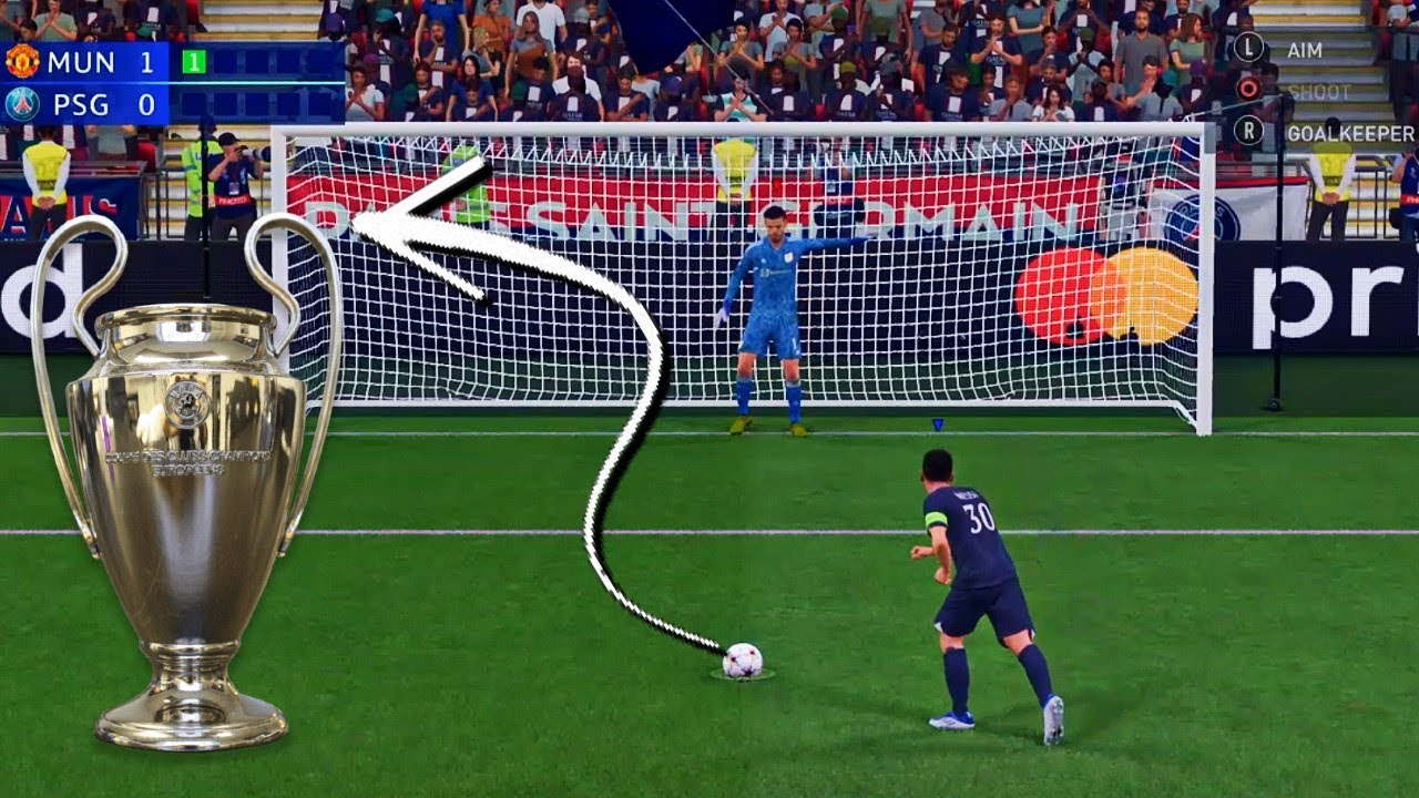 Manchester United vs PSG FIFA 21 Penalty Shootout MESSI VS RONALDO