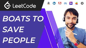 Boats to Save People (LeetCode 881) | Full Solution with diagrams and visuals | Greedy