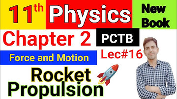 11Th Class Physics New Book 2025 PCTB | Rocket propulsion in Urdu/Hindi | Unit 2 Force & Motion