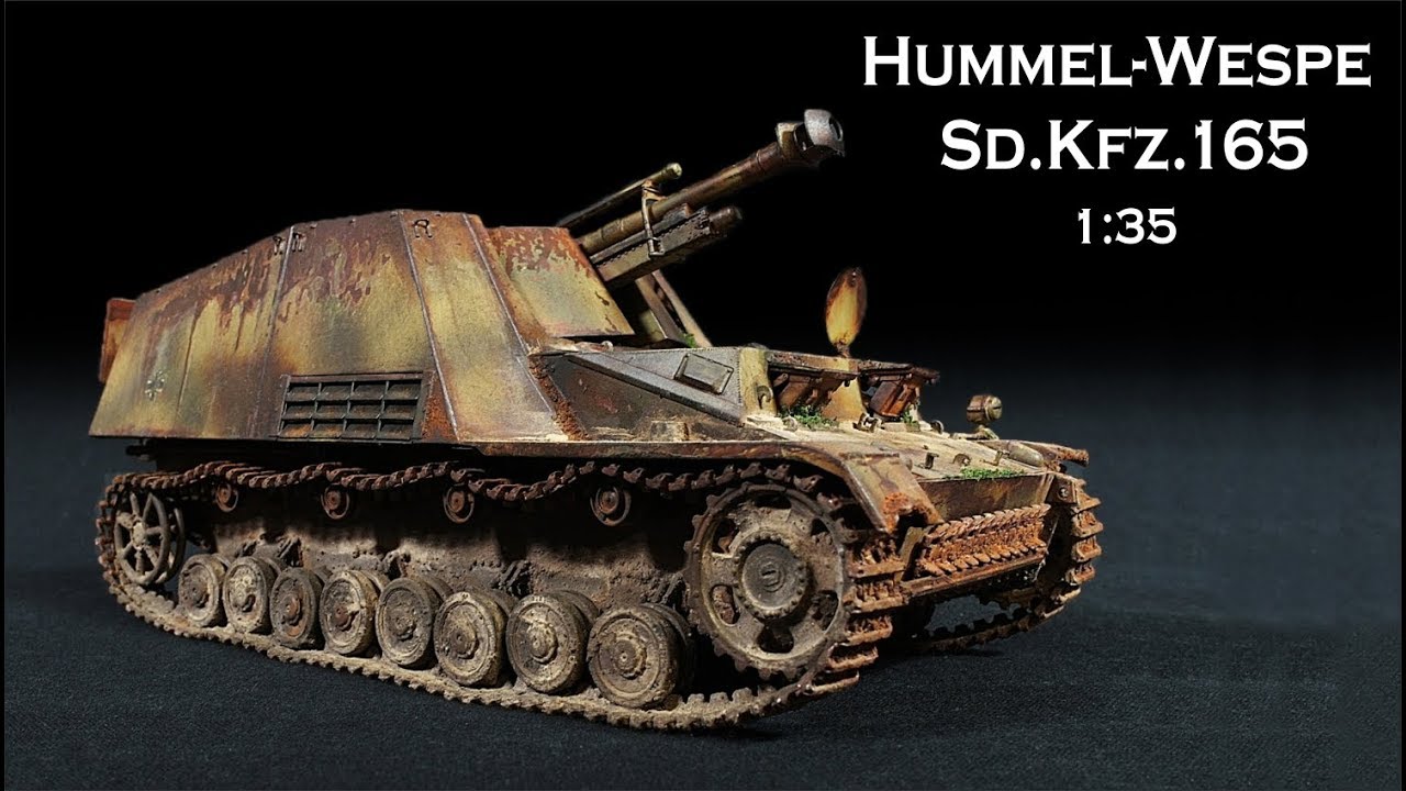 Bemalung Hummel-Wespe Sd.Kfz. 165  Panzerhaubitze