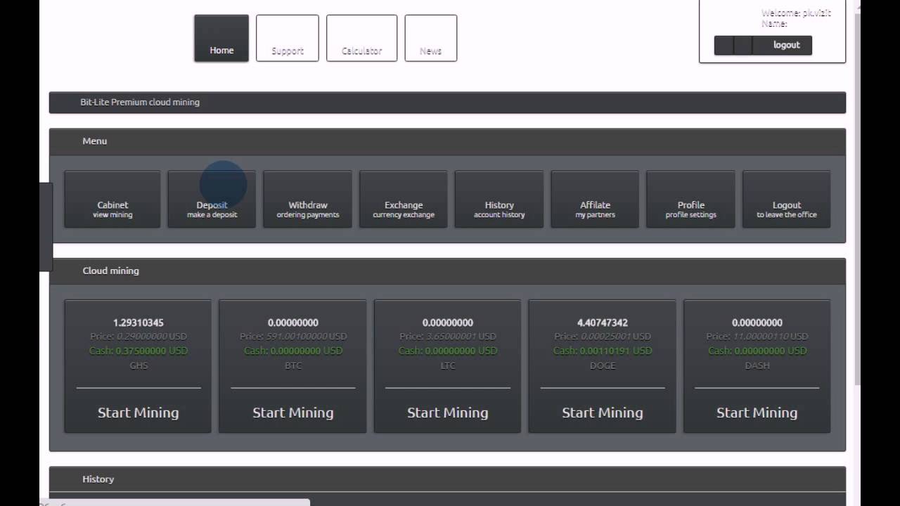 Bit lite Обзор нового майнинга + бонус 1500doge