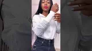 Classic white blouse
