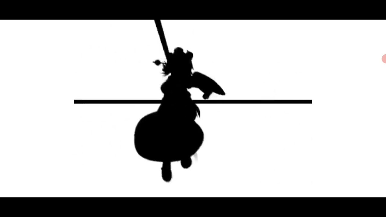 Bad Apple but it keeps inverting colours