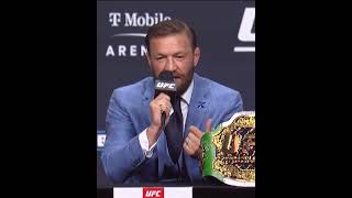 Conor Talks About Bringing 2 Belts