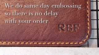Tony Perotti Italy - Embossing Italian Leather products made from real Italian Leather
