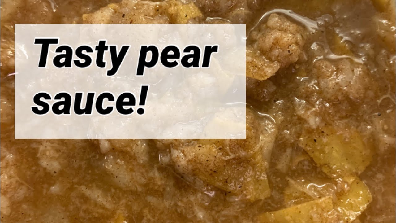 Tasty Pear Sauce