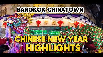 🧧BANGKOK | Chinese New Year Highlights | CHINATOWN