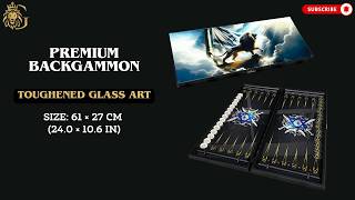 Backgammon Board: Israeli Lion Masterpiece