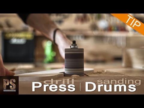 Drill Press Sanding