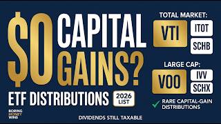 6 Tax-Efficient ETFs That Rarely Distribute Capital Gains in 2026