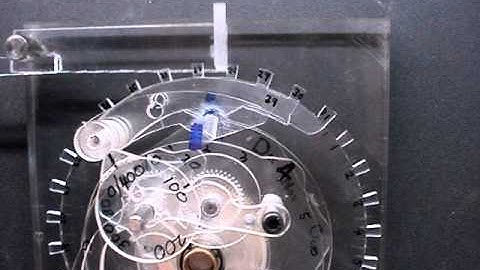 Astro skeleton perpetual calendar modual - demo of standard 31 day month