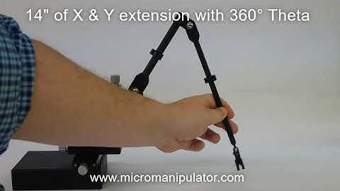 The Micromanipulator PPM203B Universal Positioner