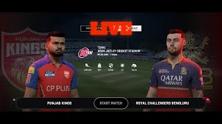 LIVE: IPL 2026 RCB VS PBKS – Cricket 24 Gameplay | Epic Thriller!