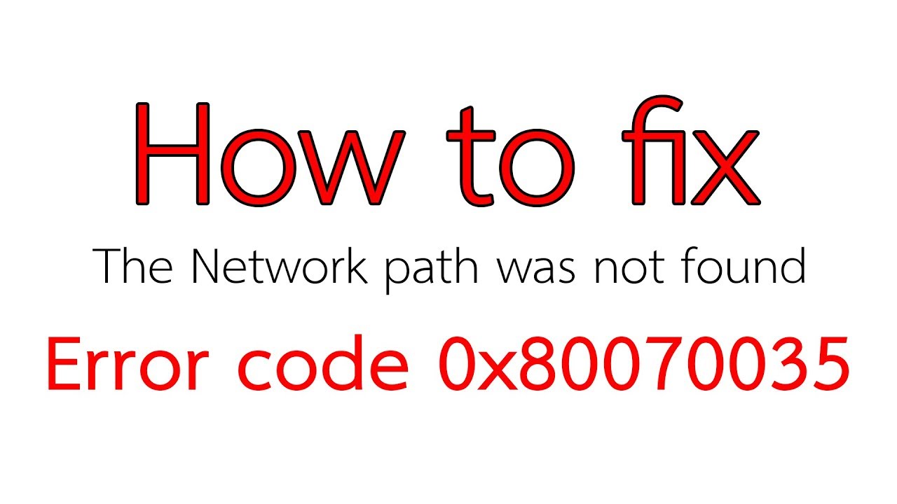 เข้า server ไม่ได้  2022 Update  แก้ปัญหา เข้าแชร์ Network ไม่ได้ - fix The Network path was not found Error code 0x80070035