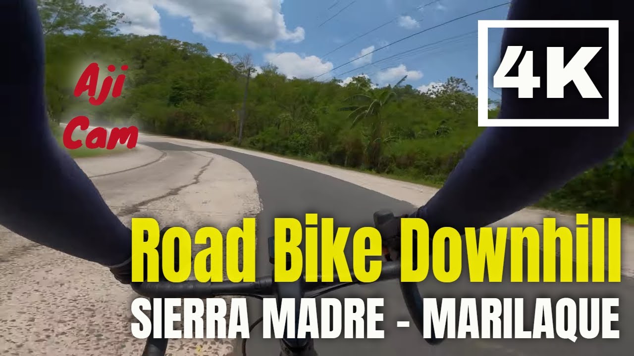 Road Bike Downhill | Sierra Madre - Marilaque Descent (with Bike Check ...