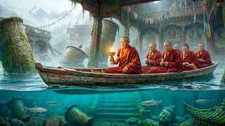 Ancient Tibetan Buddhist Chant Inside a Sunken Prayer Wheel Monastery for Inner Peace