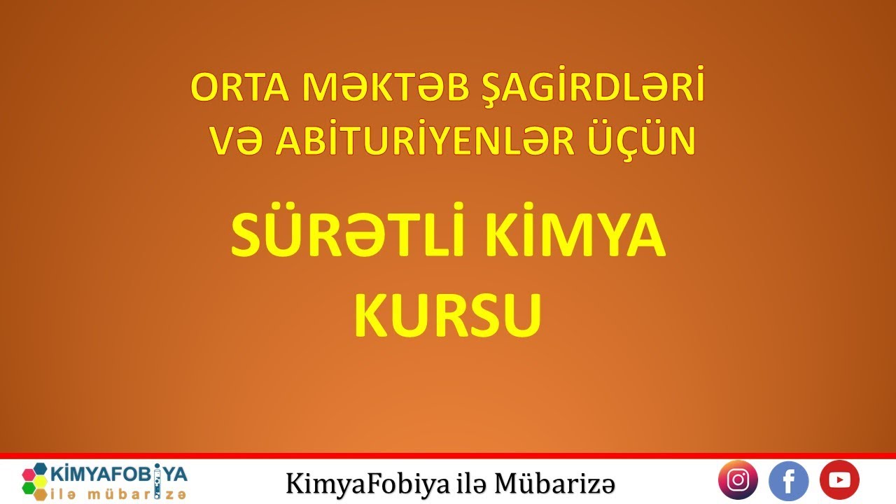 DƏRS - 46 Ortofosfat turşusu və onun duzları