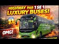 OMG 😲 Highway Par Ek Se Ek Luxury Buses! Volvo 9600, NueGo &amp; Sleeper Coaches