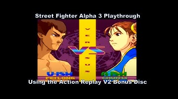 Street Fighter Alpha 3 Fei Long Playthrough using the Ps1 Action Replay V2 Bonus Disc :D #Sony #Ps1