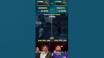 7200MHz CL34 vs 6000MHz CL30 RAM - Worth the Upgrade or Not? #gaming #shorts