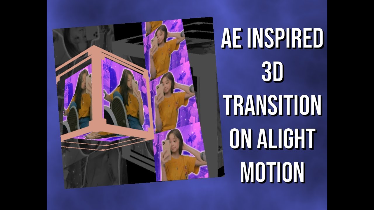 Ae inspired 3d transition on Alight motion - YouTube