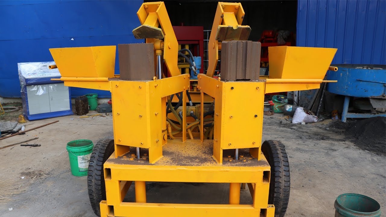 M7MI Twin diesel hydraform soil cement interlocking block making ...
