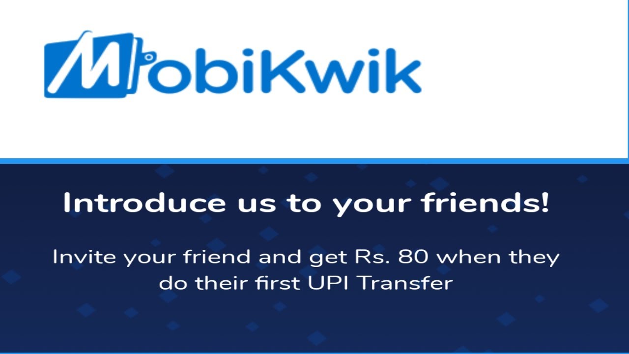 How To Refer Mobikwik To Friend, Mobikwik Refer And Earn,Get rs 80 on inviting your friendonmobikwik