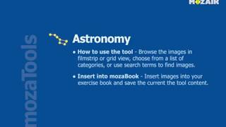 mozaBook Interactive Teaching Software - Astronomy tutorial screenshot 5