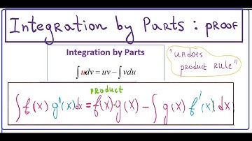 6.1: Integration By Parts: proof of the formula