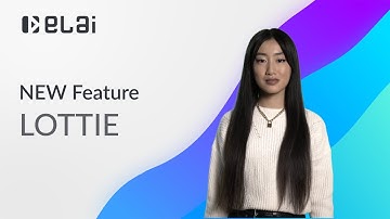 New feature in Elai: Lottie animations