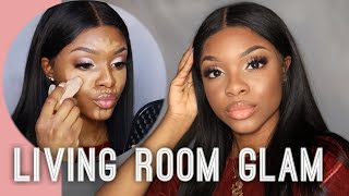 Going to the LIVING ROOM SOFT GLAM ✨ | Using JUVIAS PLACE palettes | Joanna Divine