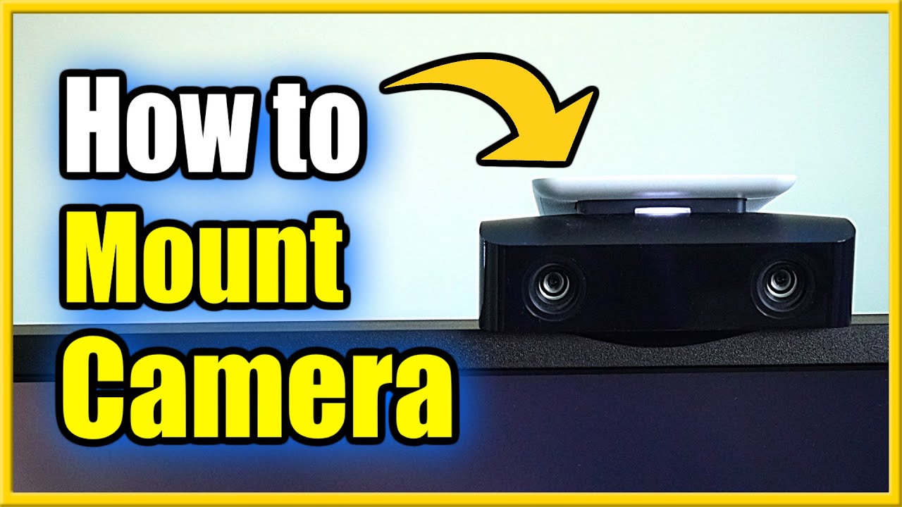 How to Mount PS5 Camera on TV or Monitor (Easy Setup Tutorial