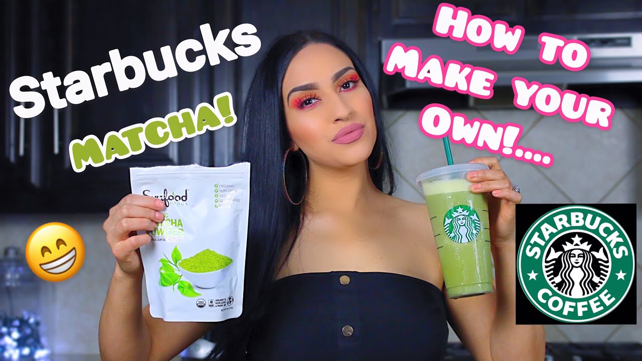 HOW TO MAKE STARBUCKS MATCHA GREEN TEA AT Hacer Starbucks