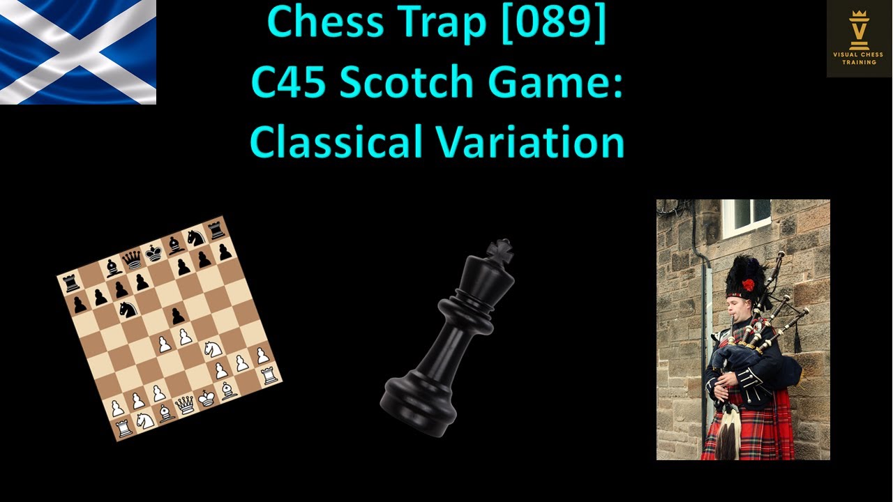 [089] Chess Opening Traps & Tricks - C45 Scotch Game: Classical ...