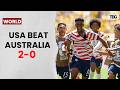 USA Beat Australia 2-0 To Reach FIFA World Cup 2026 Knockout Stage | Fans Celebrate In Texas