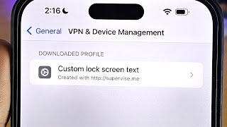 ANY iPhone How To Access Profiles!