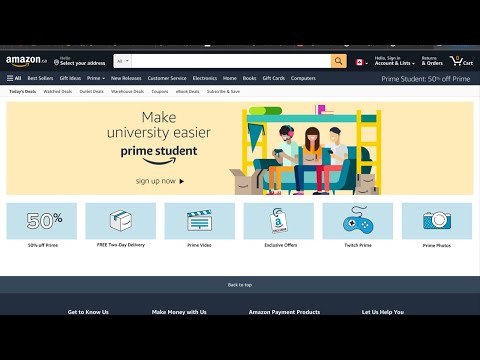 How to get Amazon Prime Student