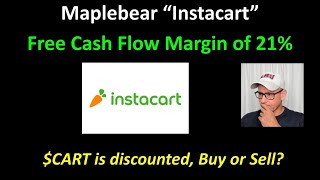 Maplebear “Instacart” Free Cash Flow Margin of 21%  ... $CART is discounted, Buy or Sell