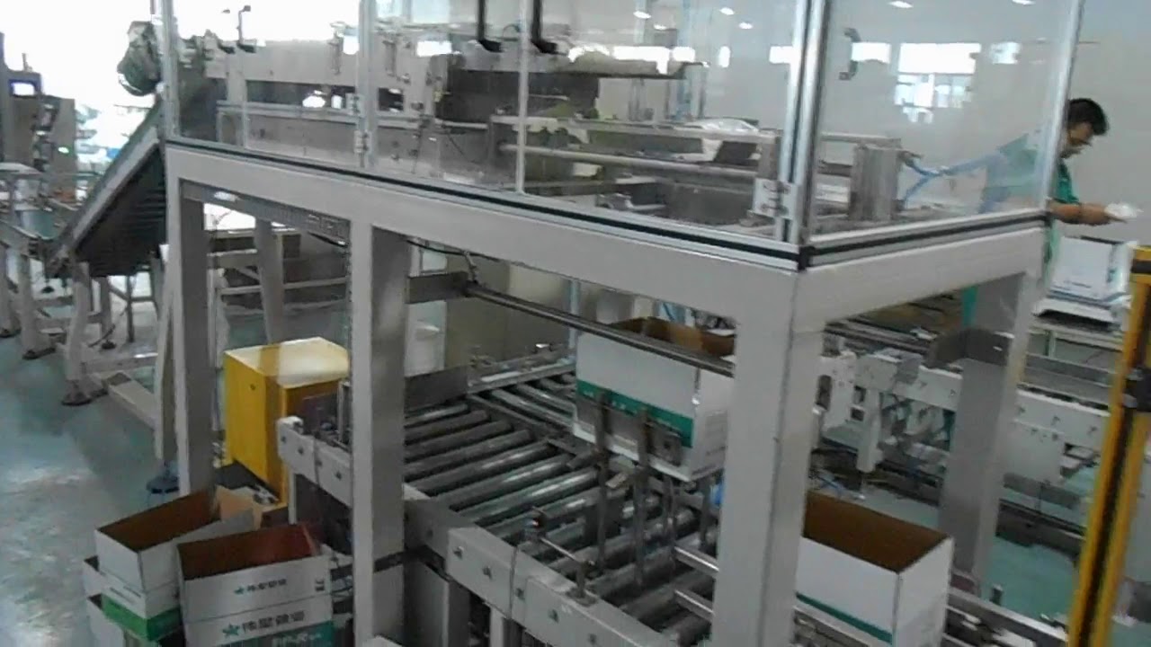 pipe fitting automatic packaging machine - YouTube
