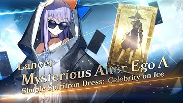 Fate/Grand Order - Mysterious Alter Ego Λ Spiritron Dress Servant Introduction