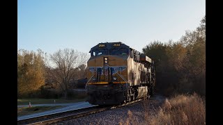 UP 2544 leads ethanol out of Blair w/cool crew (11/3/2020)