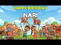 NARI Happy Birthday Song Premium 3D Animation 