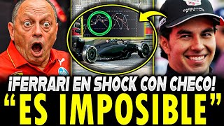 Ferrari CAN'T EXPLAIN IT! Cadillac FINALLY REVEALS CHECO PÉREZ'S STATS IN THE SF23