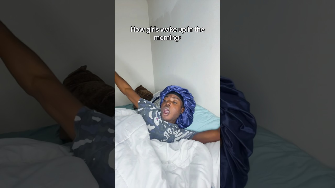 How girls wake up in the morning 😂