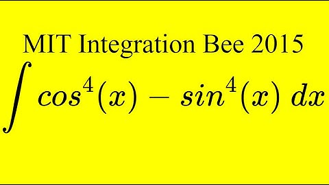 MIT Integration Bee 2015 #1