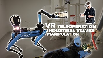VR Teleoperation for Boston Dynamics Spot | Remote Valve Operation Demo